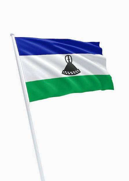 Vlag Lesotho - 100x150cm Spun-Poly